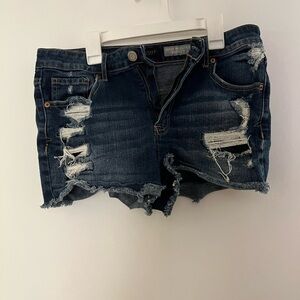 Aeropostale High Waist Jean Shorts